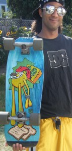 this guys skateboard