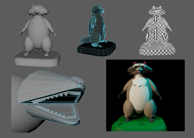 Raccoon layout No One